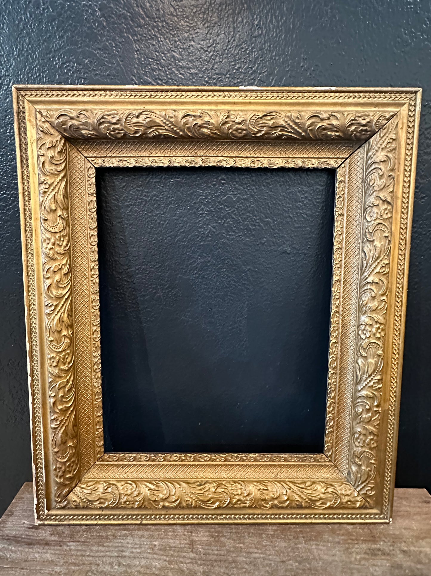 Antique Ornate Wooden Gold Frame