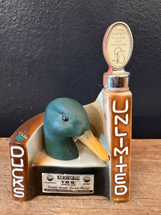 Vintage Ducks Unlimited Decanter