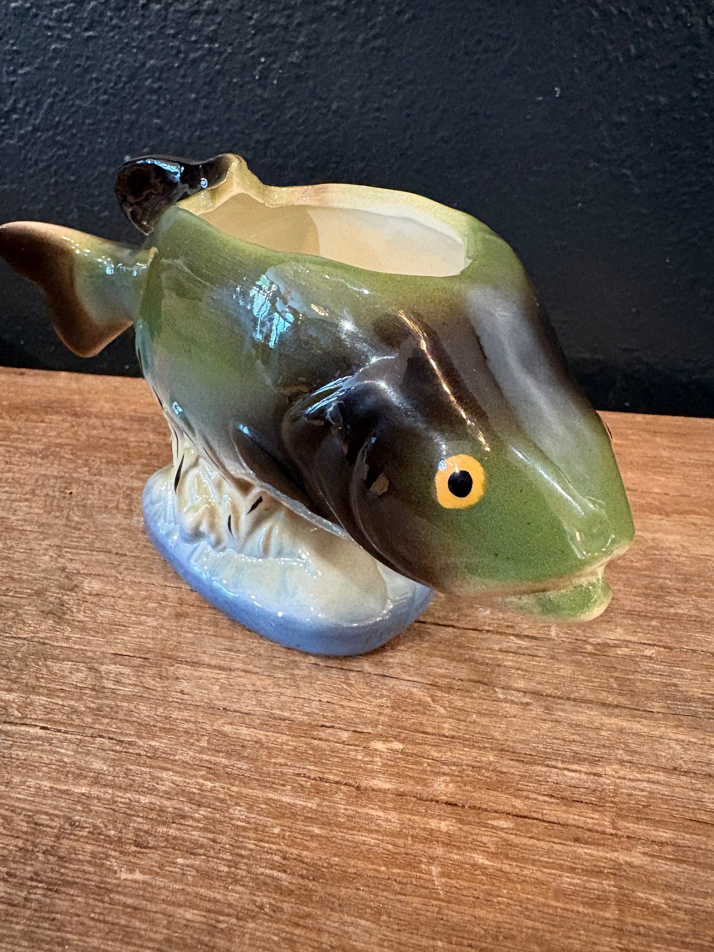 Vintage Fish Planter