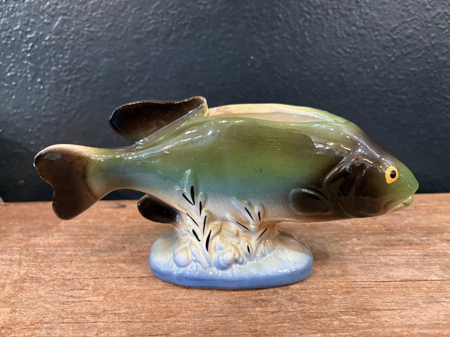 Vintage Fish Planter