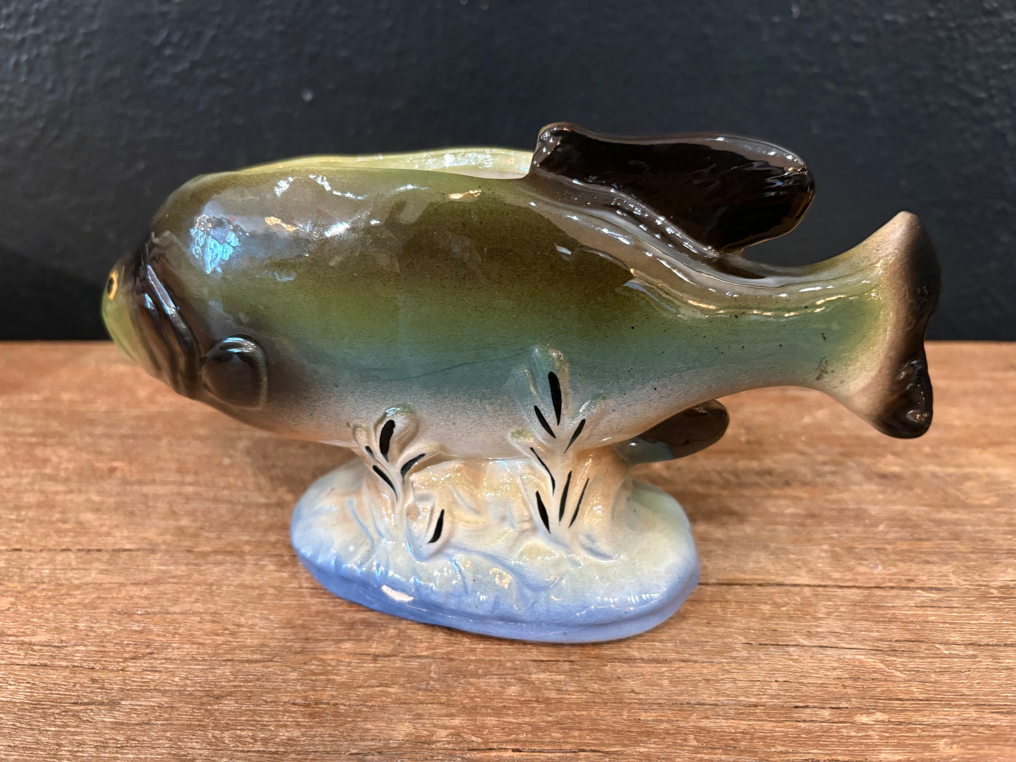 Vintage Fish Planter
