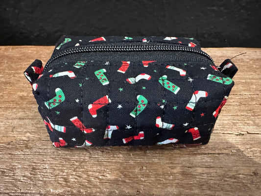 Hand Sewn Holiday Zippered Pouches
