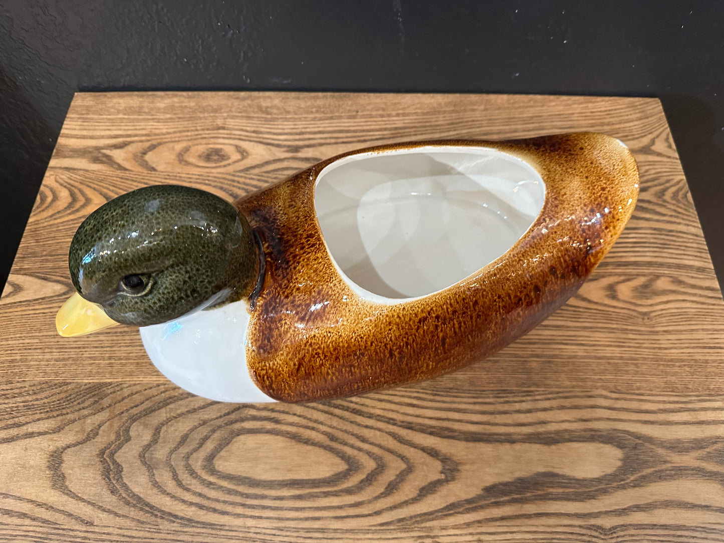 Vintage Mallard Duck Planter