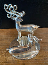 Load image into Gallery viewer, Silver Deer Candlestick