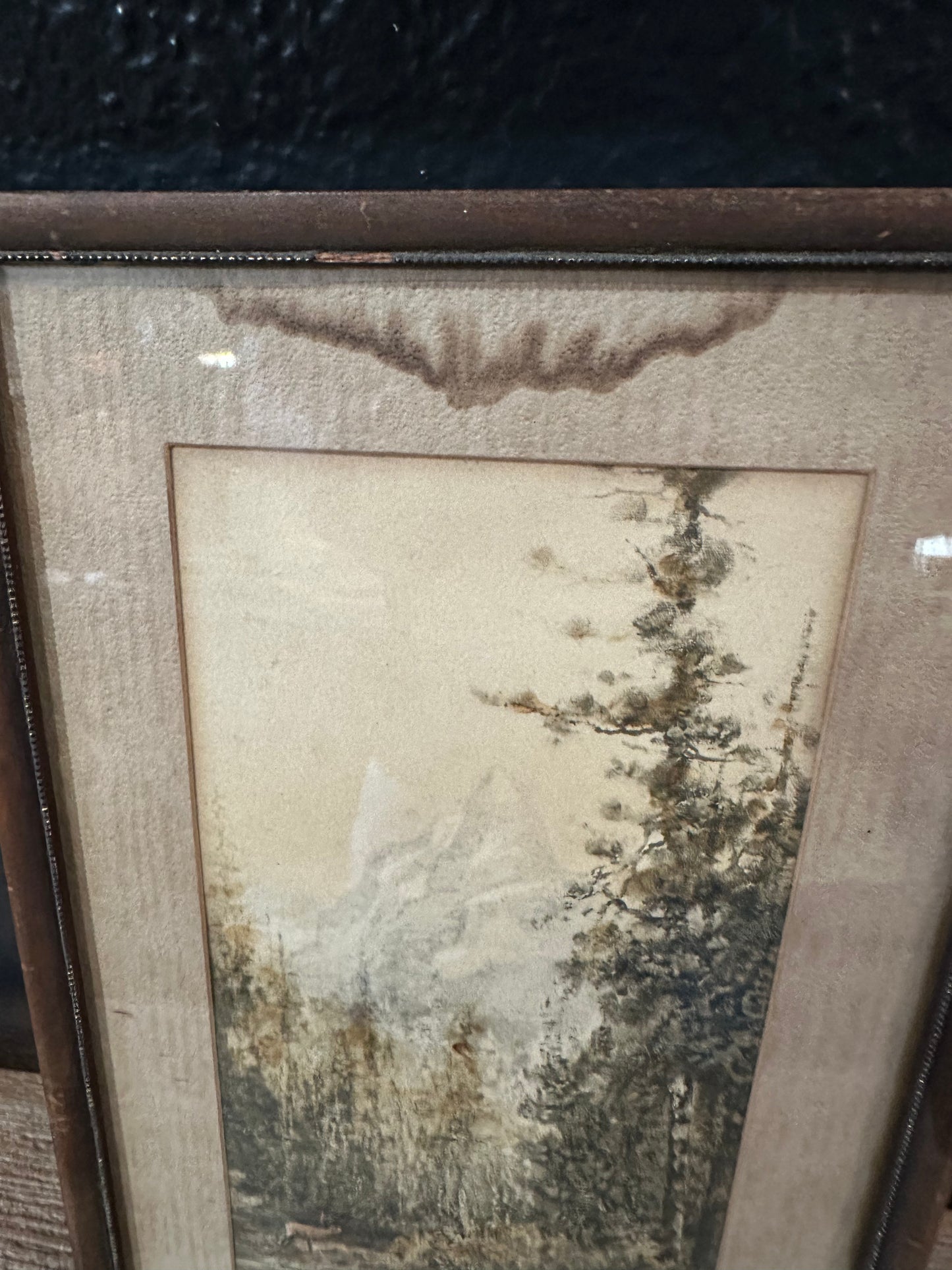 1920’s Deer/Landscape Print