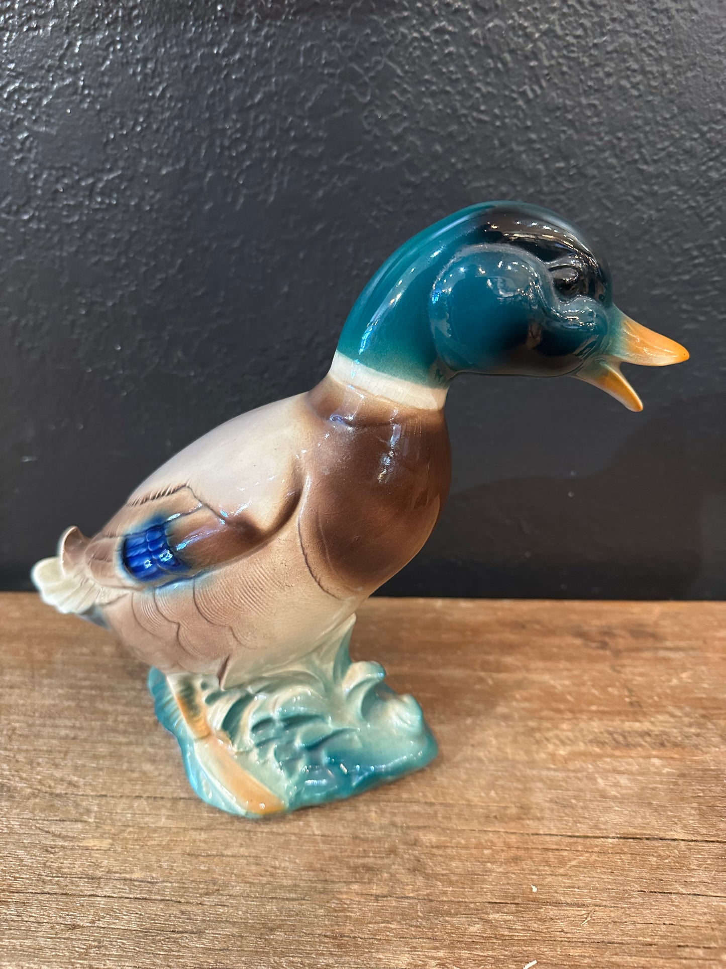 Vintage Ceramic Duck | Head Down