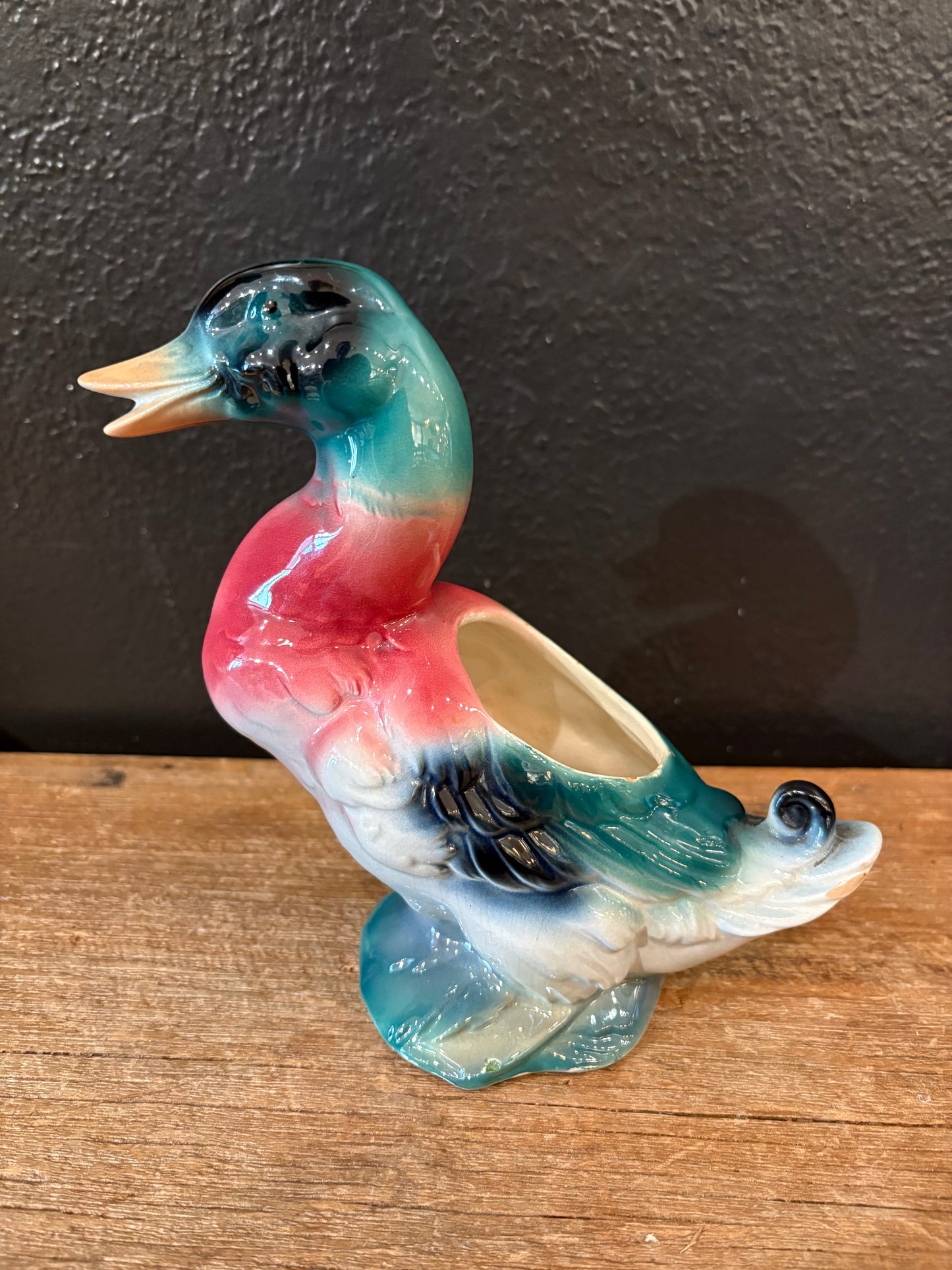 Vintage Duck Planter