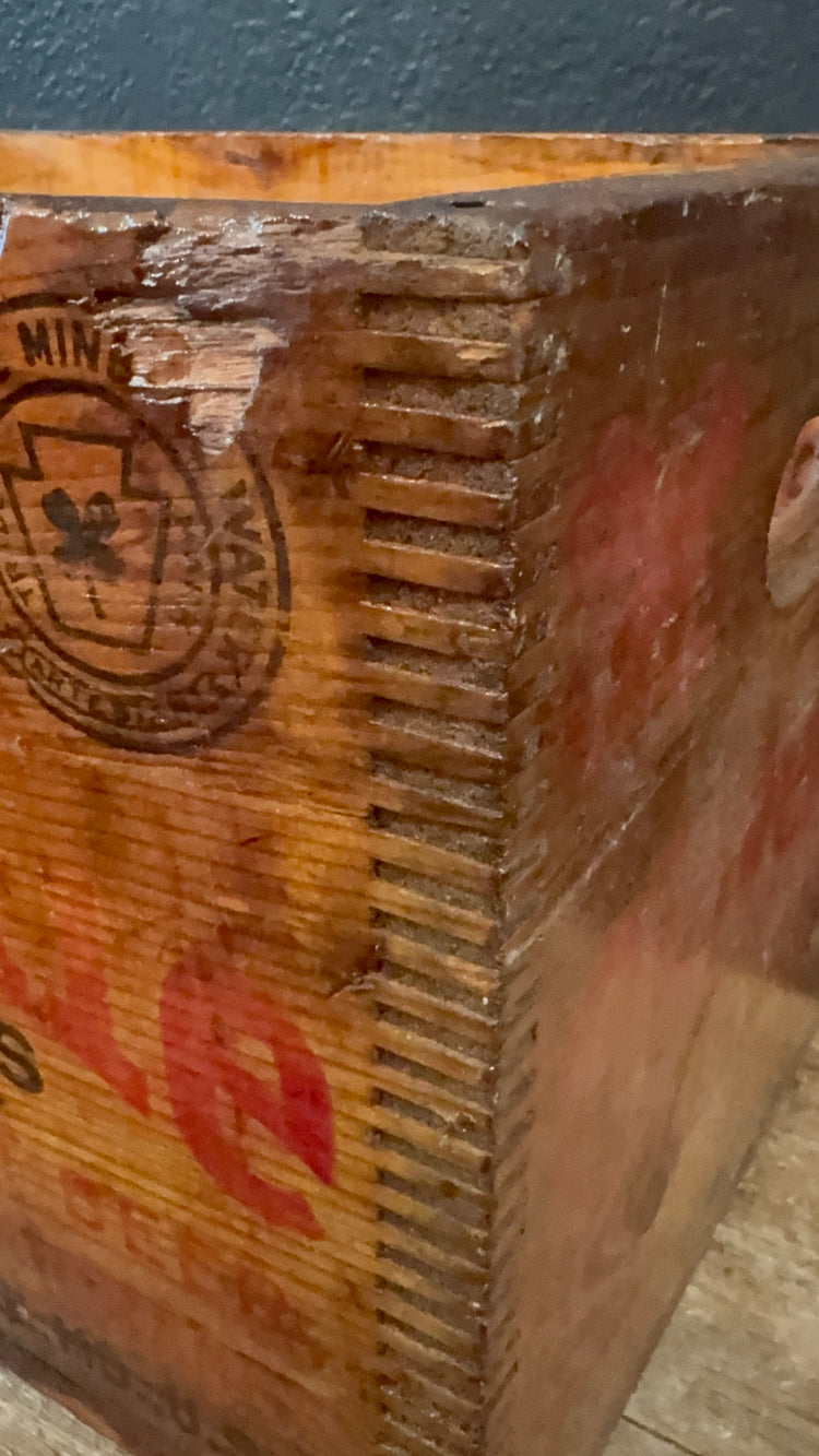 Vintage Cloverdale Beverage Crate