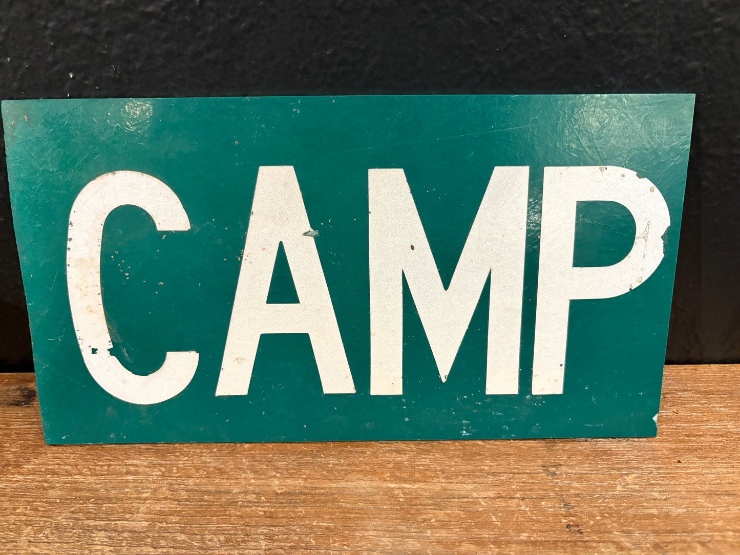 Vintage Camp Sign