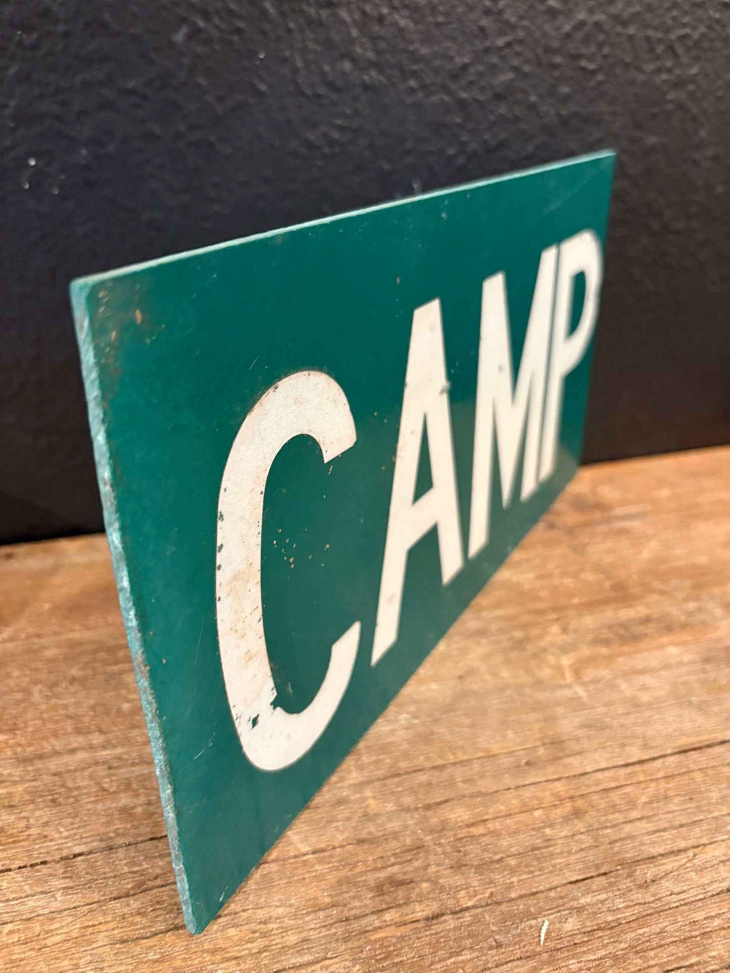 Vintage Camp Sign