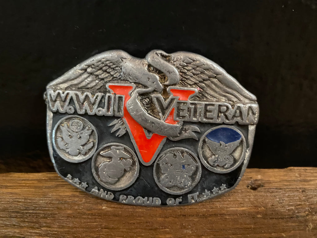 World War II Veteran Buckle