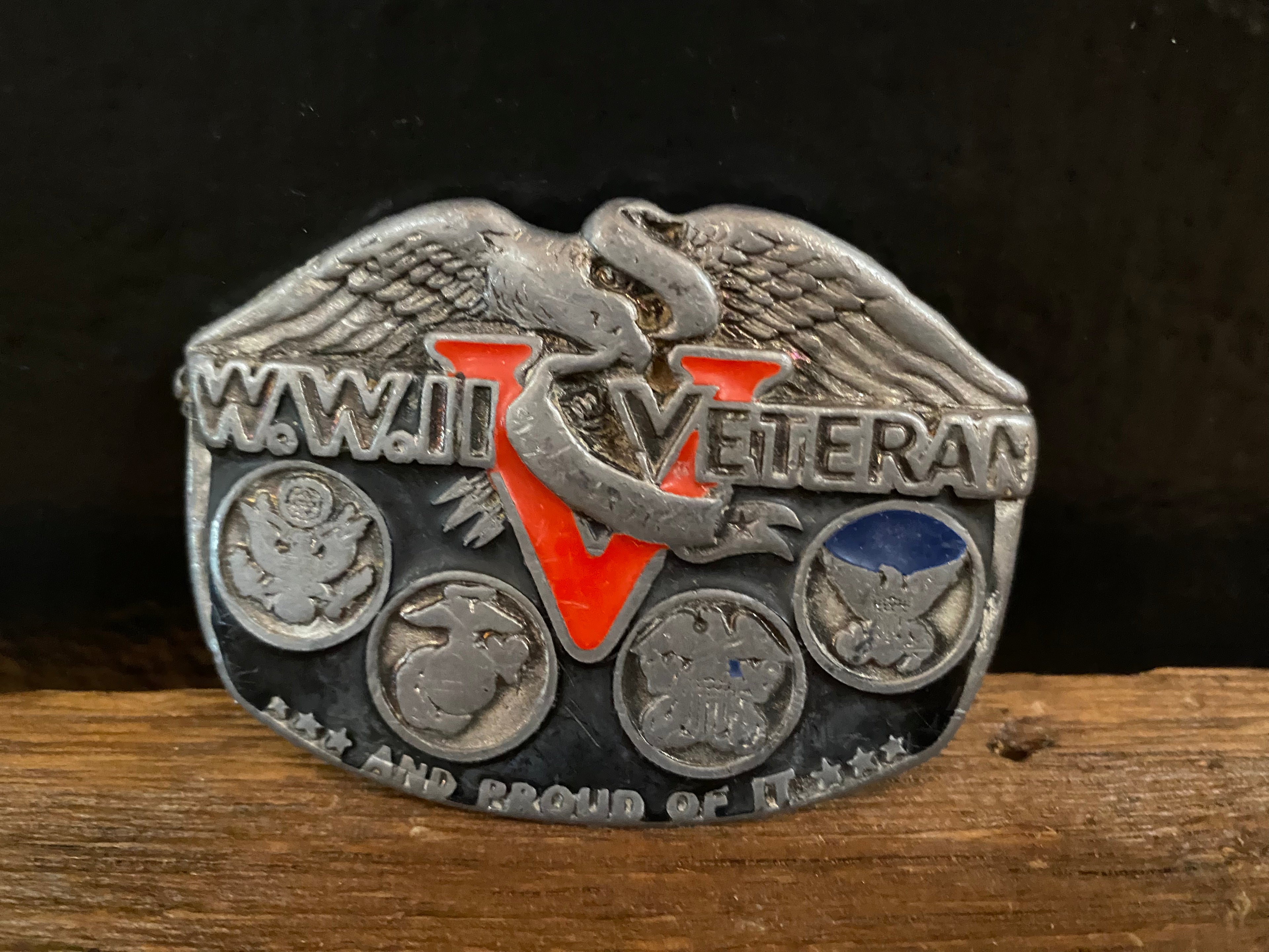World War II Veteran Buckle