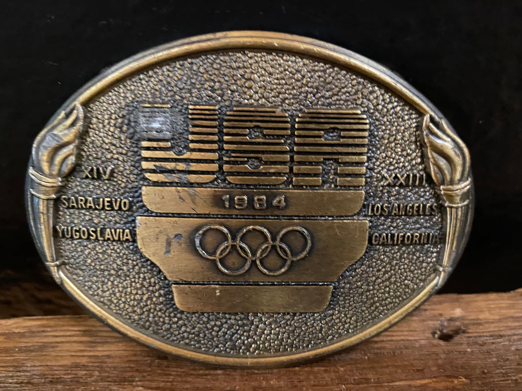 USA 1984 Olympics Buckle