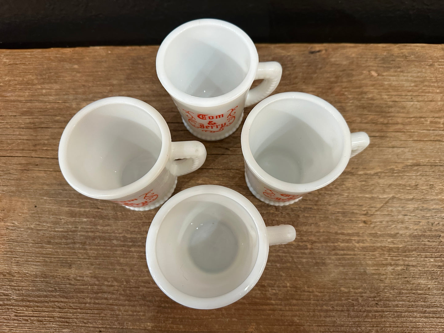 Vintage Tom & Jerry Mugs | Set Of Four