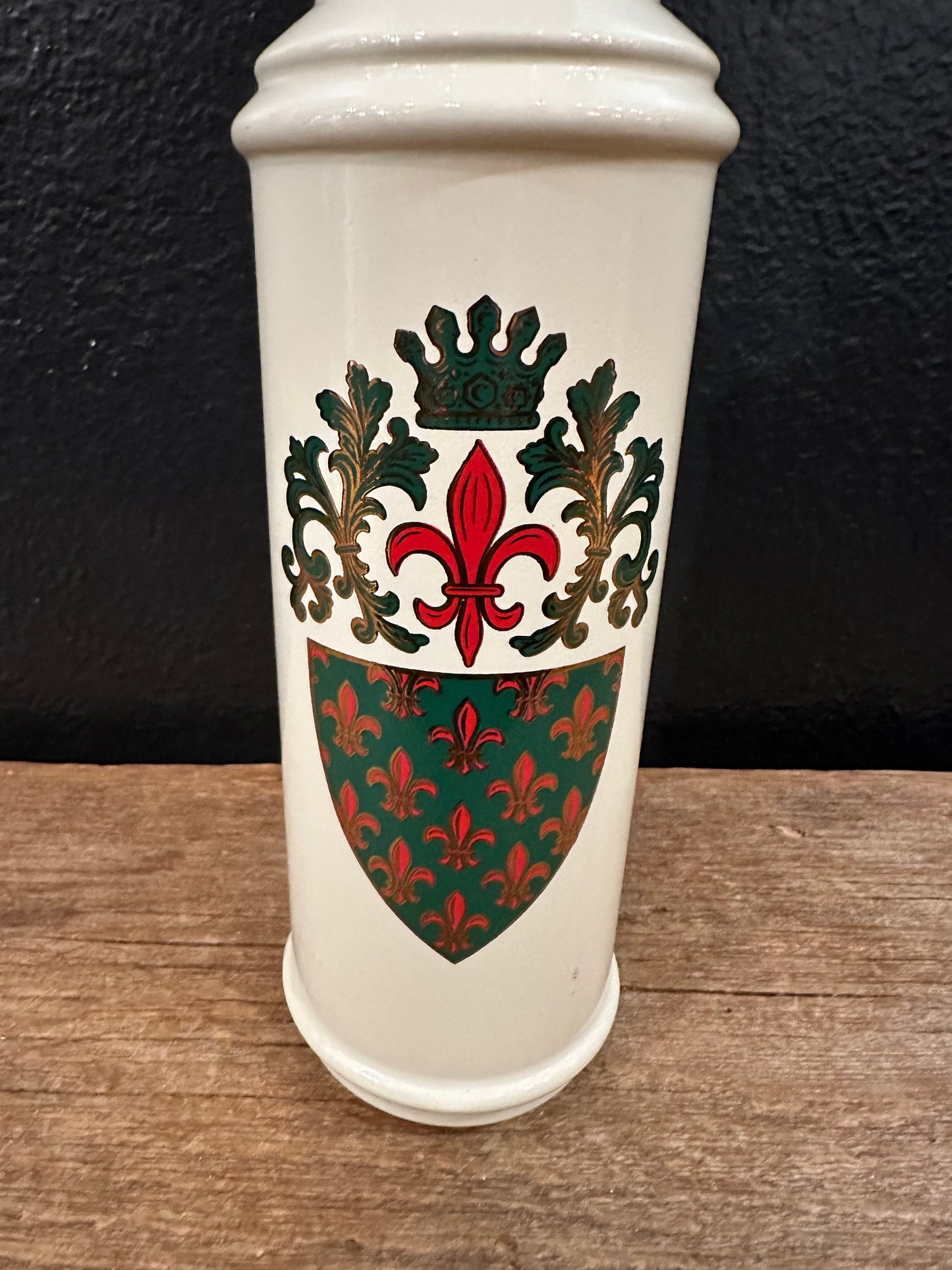 Vintage Old Fitzgerald Fleur-de-lis Bourbon Whiskey Decanter | 1950’s