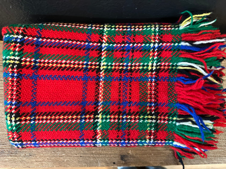 Red Tartan Plaid Throw