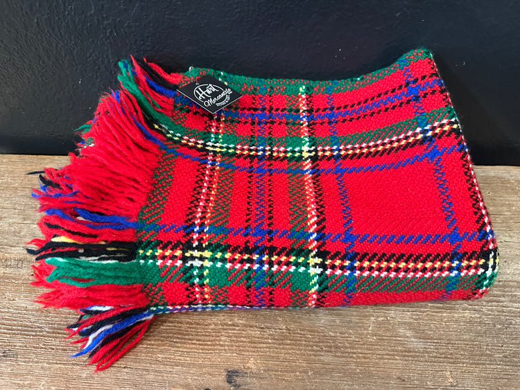 Red Tartan Plaid Throw