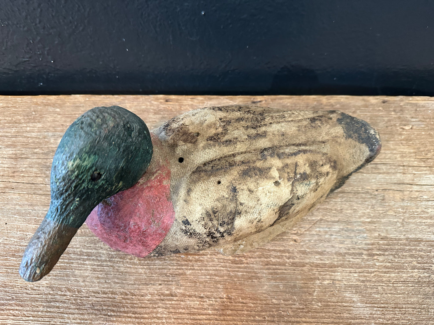 Antique Rustic Mallard Duck Decoy