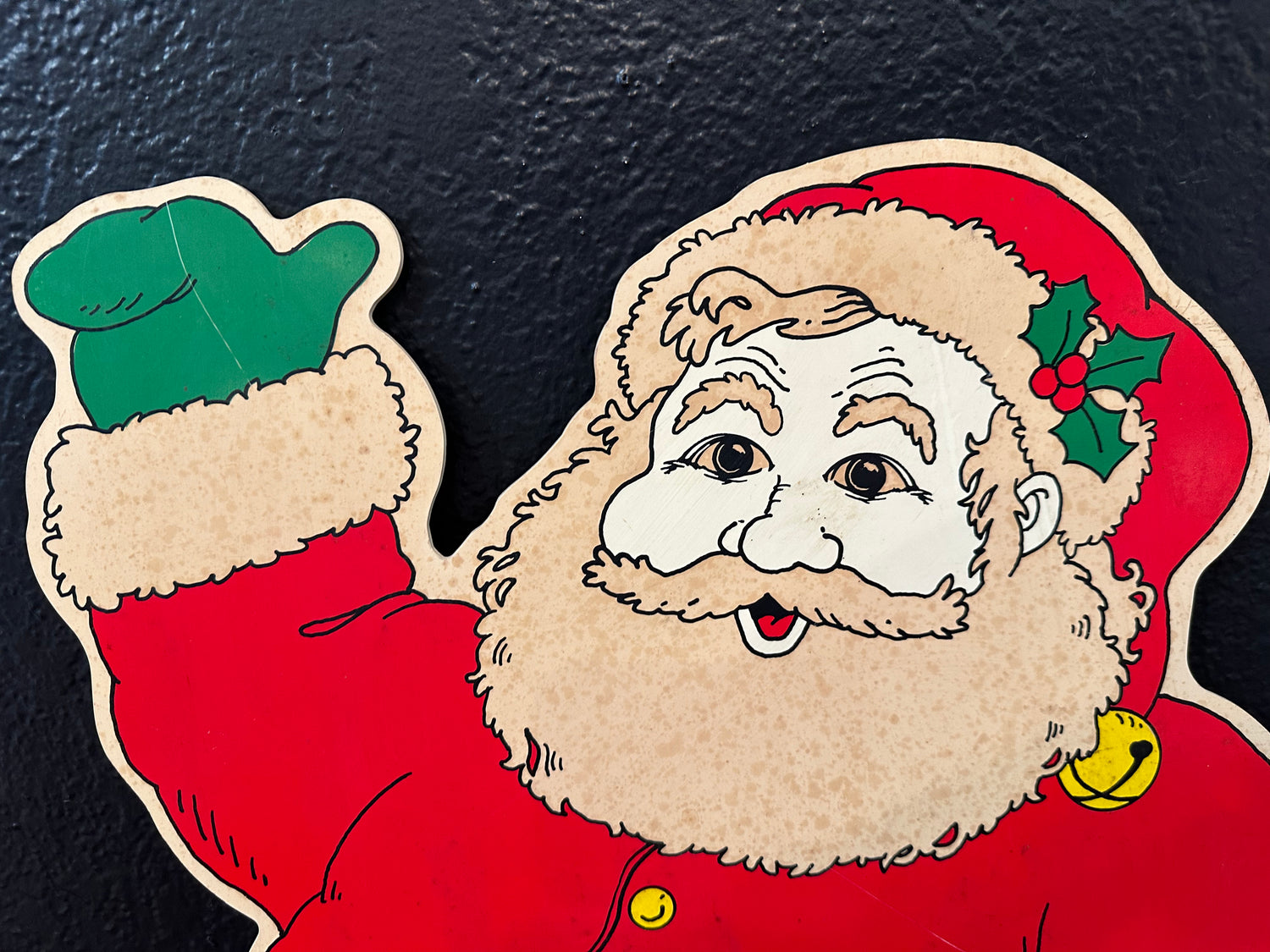 Vintage Santa “Season’s Greetings” Cutout