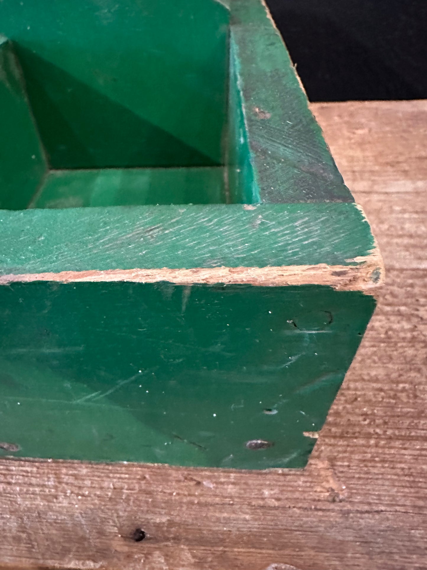 Primitive Wooden Tool Caddy