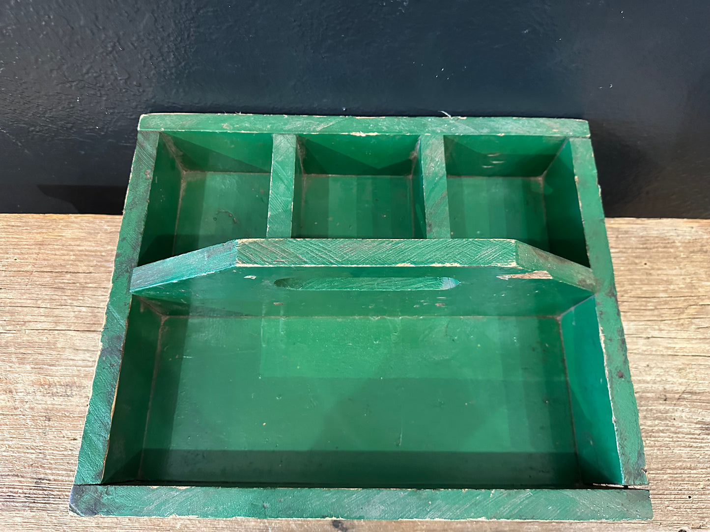 Primitive Wooden Tool Caddy