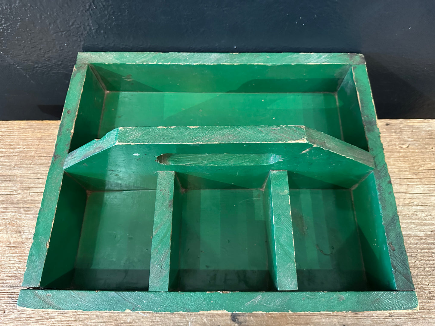 Primitive Wooden Tool Caddy