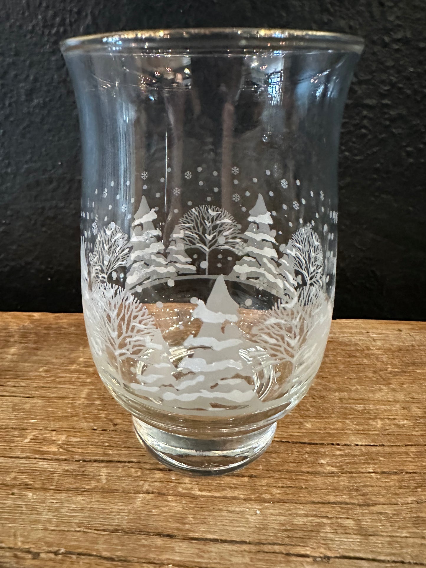 Vintage Winter Wonderland Glasses | Set Of 6