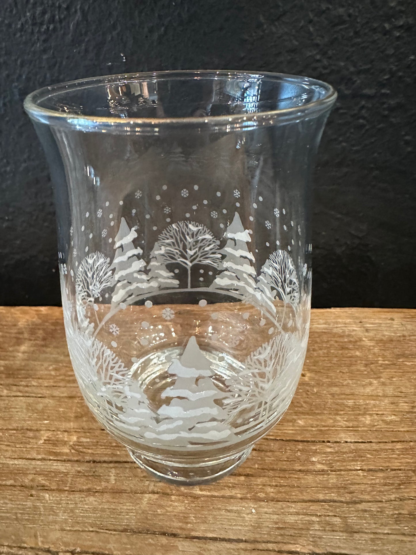 Vintage Winter Wonderland Glasses | Set Of 6