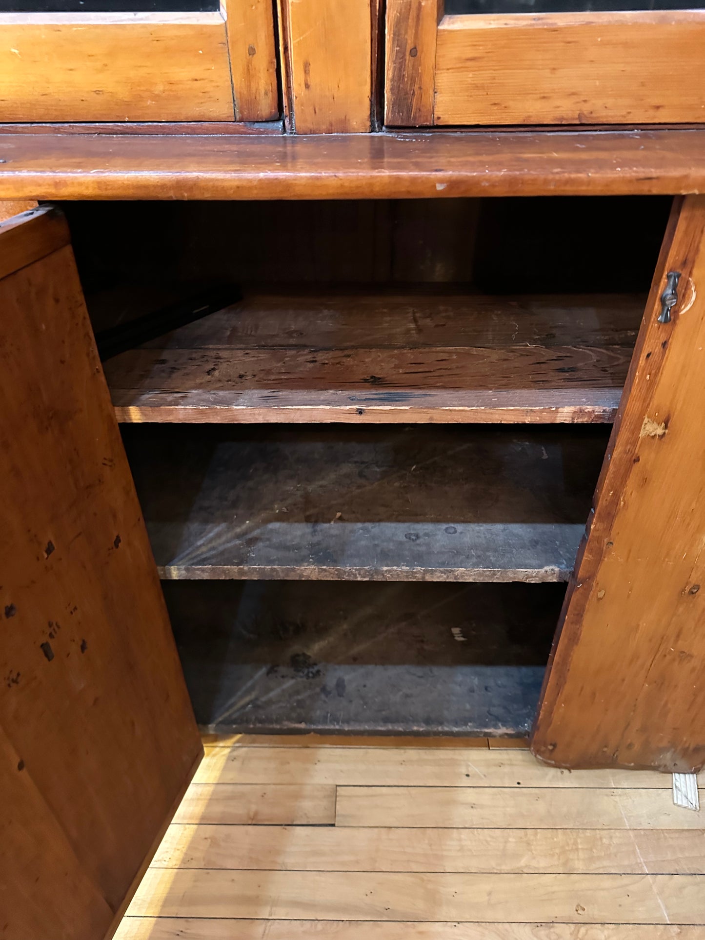 Pine Stepback Cupboard