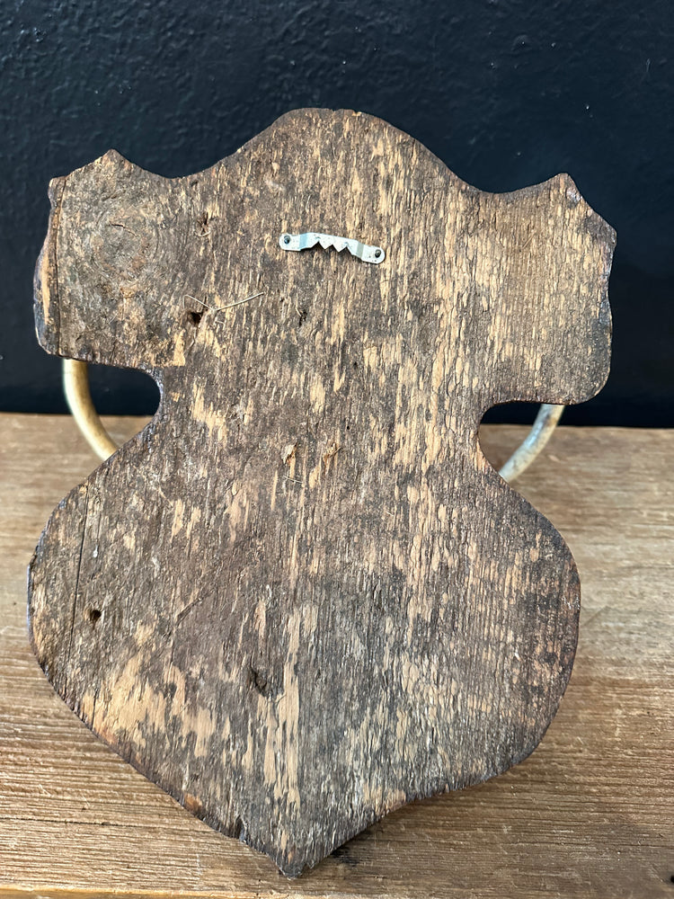 Antler Mount on Plaque