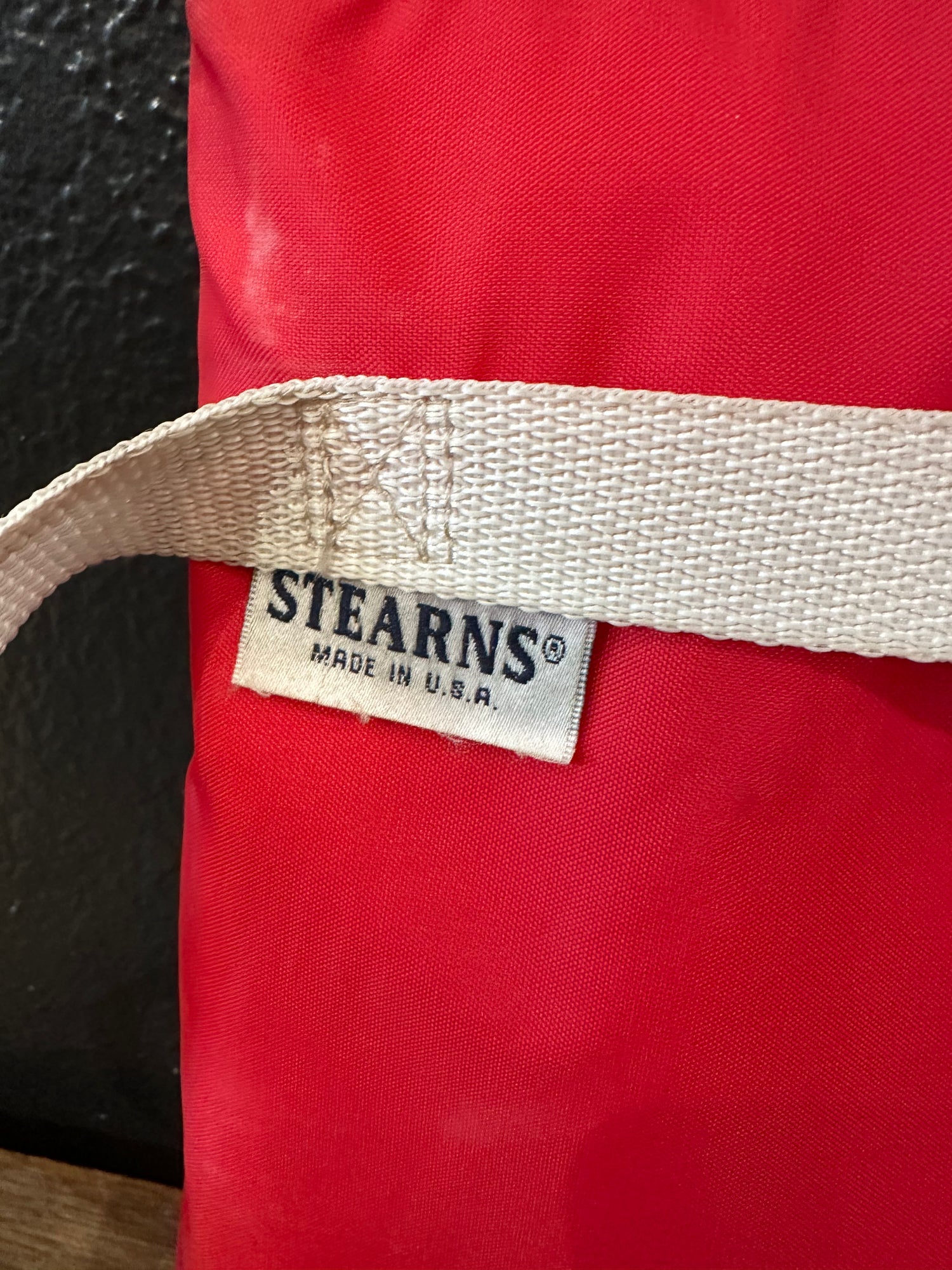 Vintage Red Boat Cushion