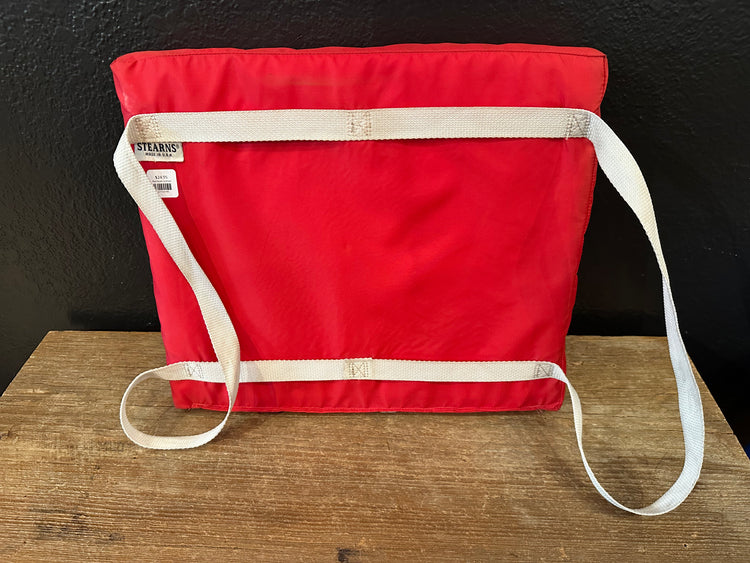 Vintage Red Boat Cushion