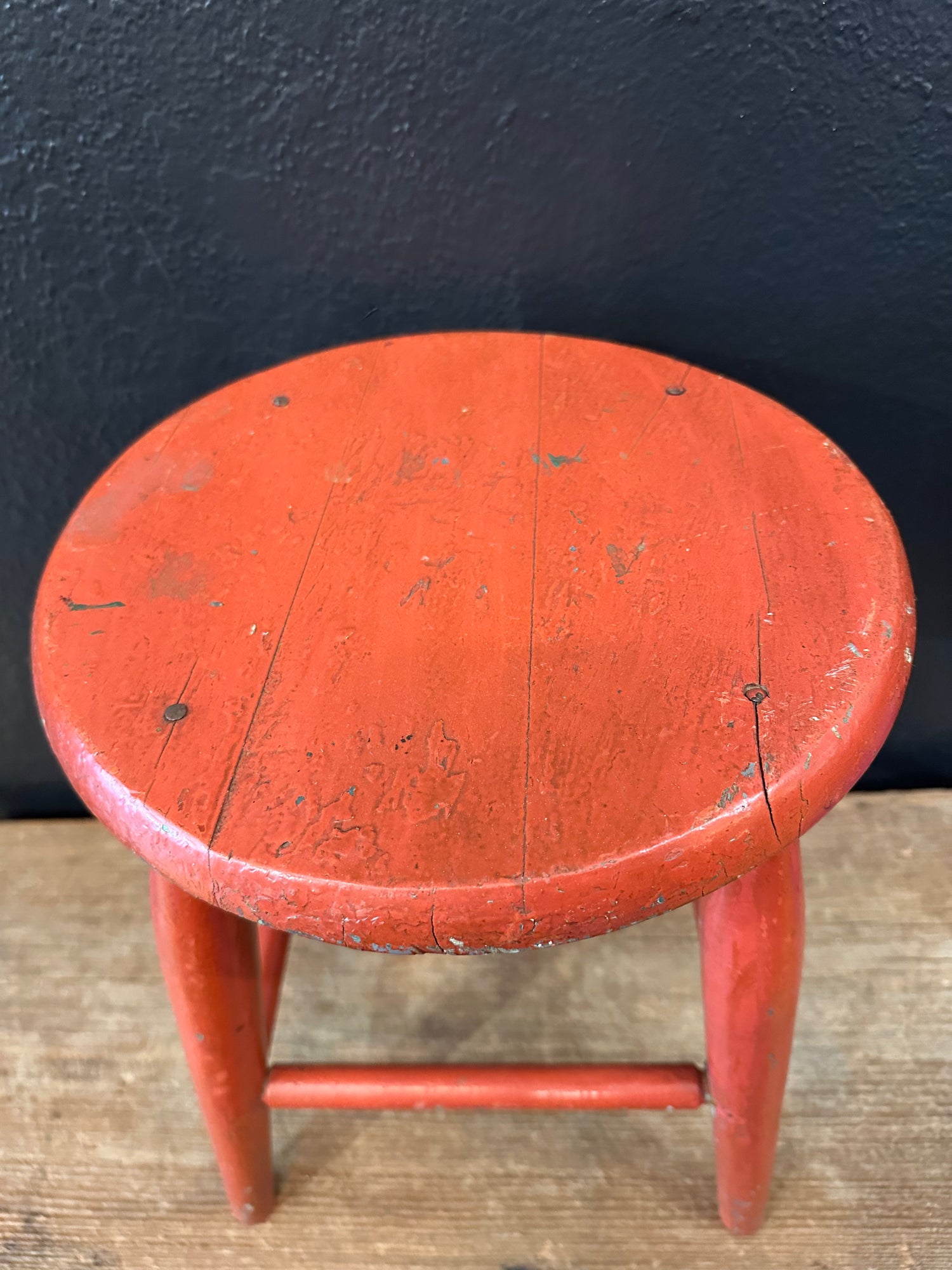 Primitive Red Stool