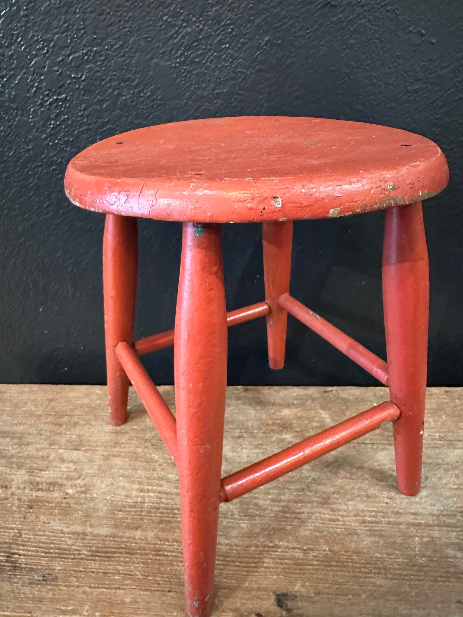 Primitive Red Stool