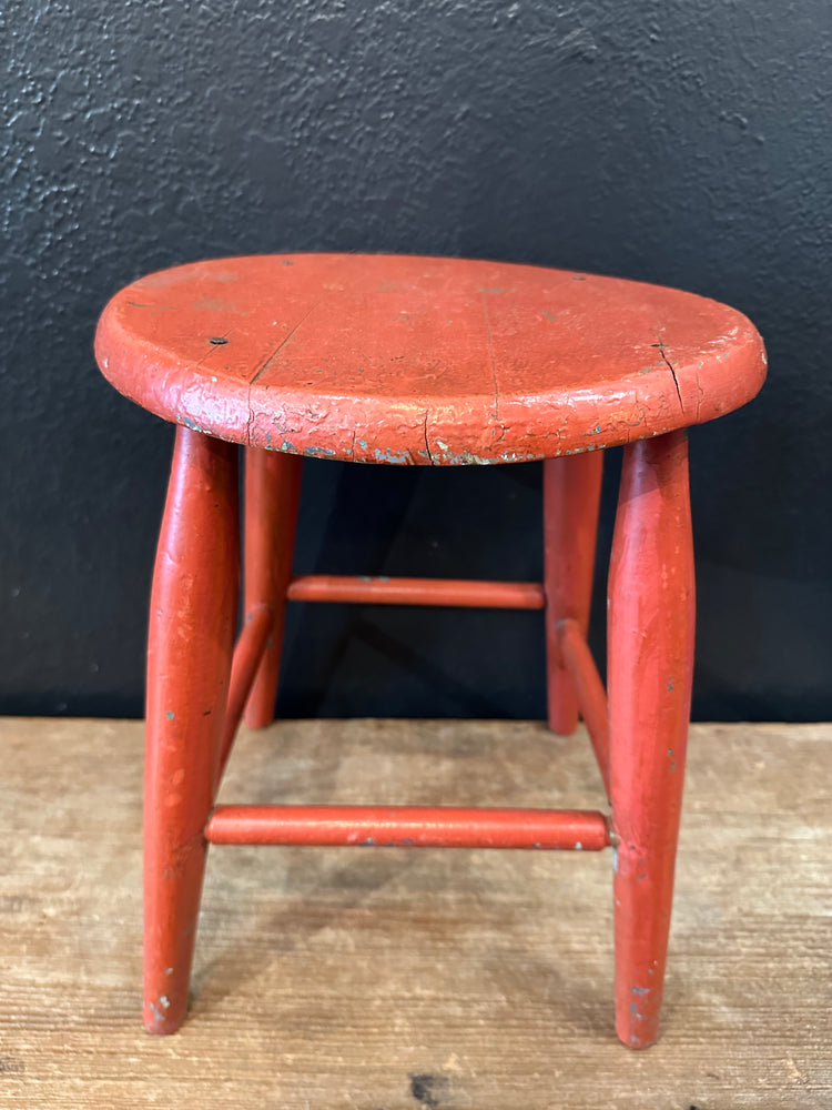 Primitive Red Stool