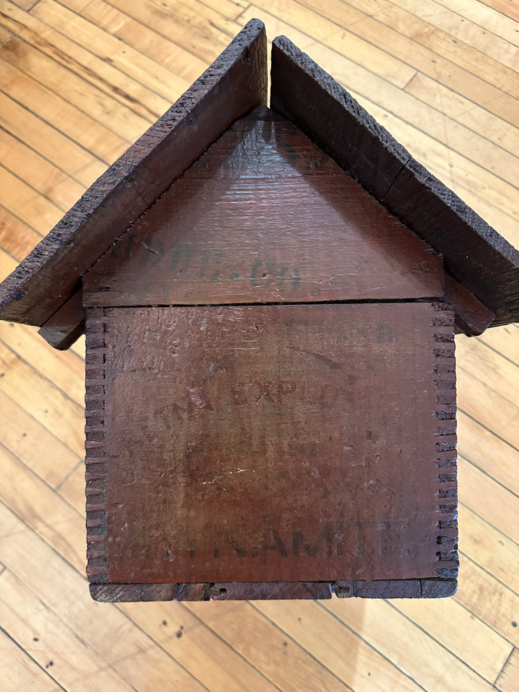 Handmade Barn Made From Antique Explosive Crates
