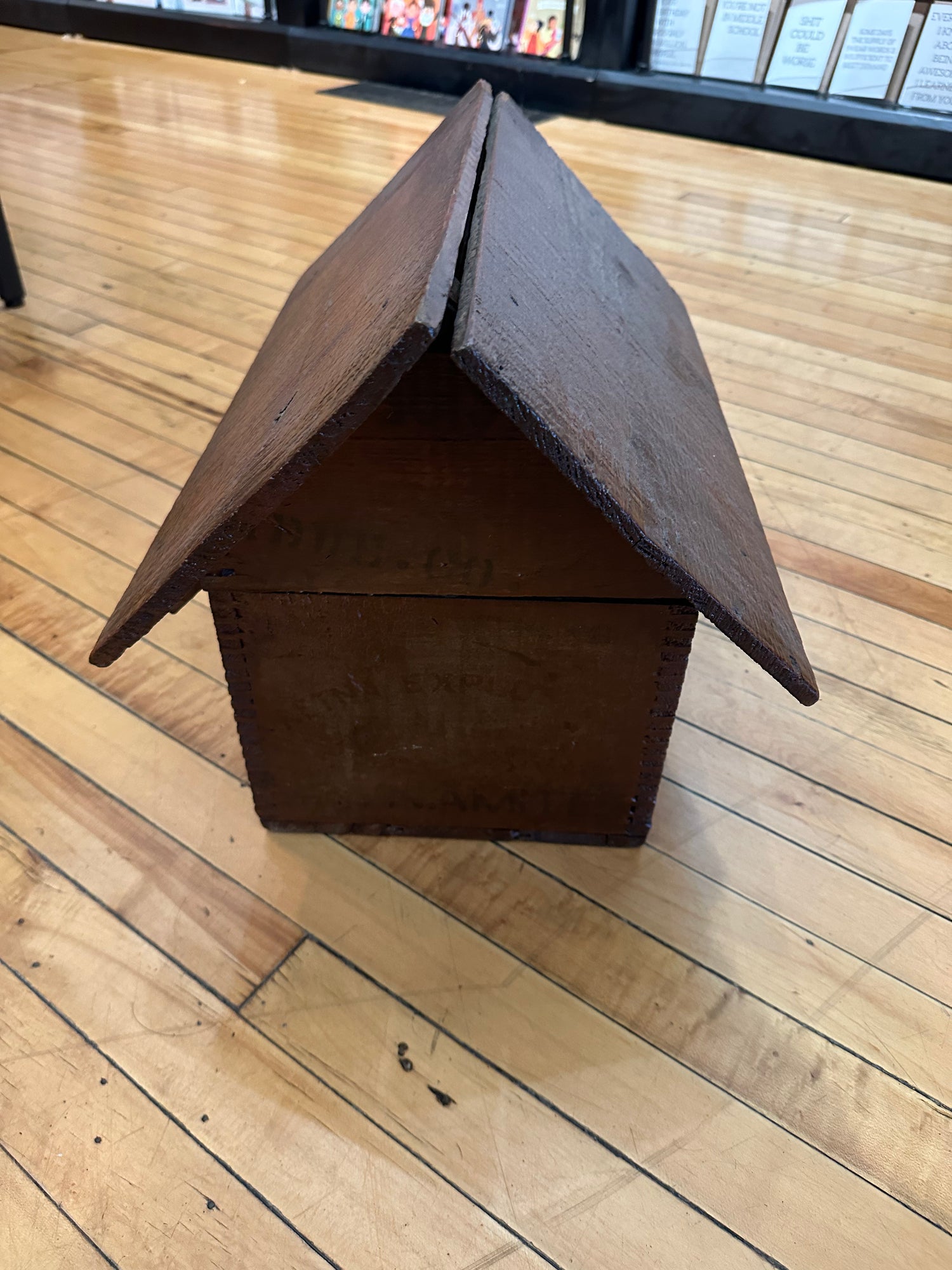 Handmade Barn Made From Antique Explosive Crates