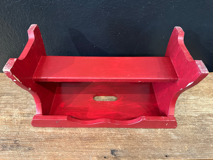 Vintage Red Stool