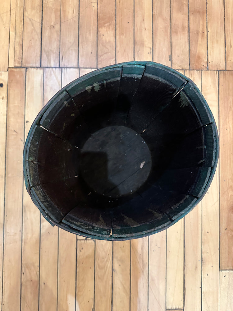 Vintage Green Nail Keg