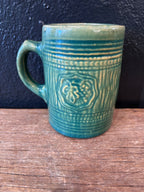 McCoy Green Grape Pattern Mug