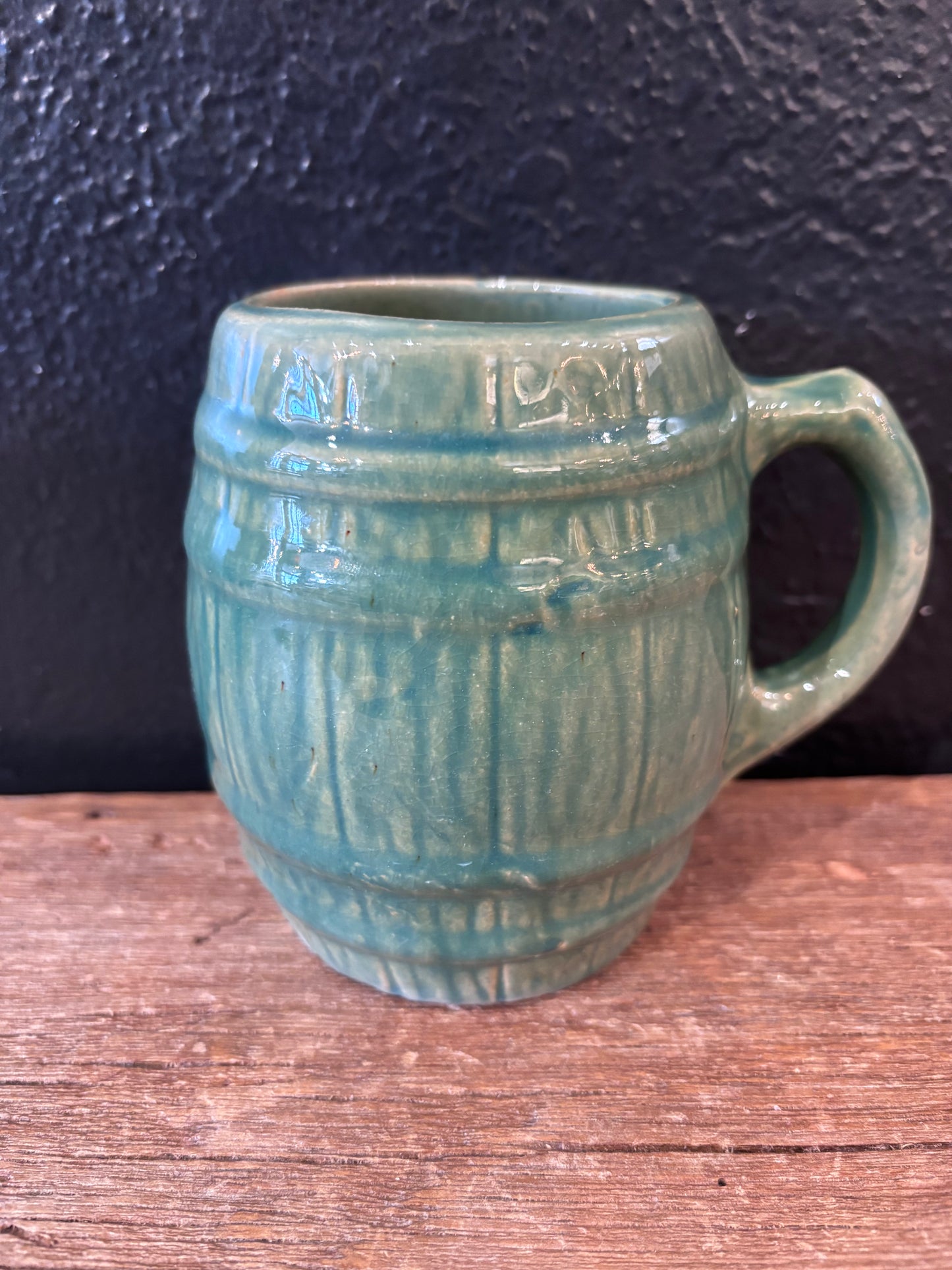 McCoy Stoneware Barrel Mug