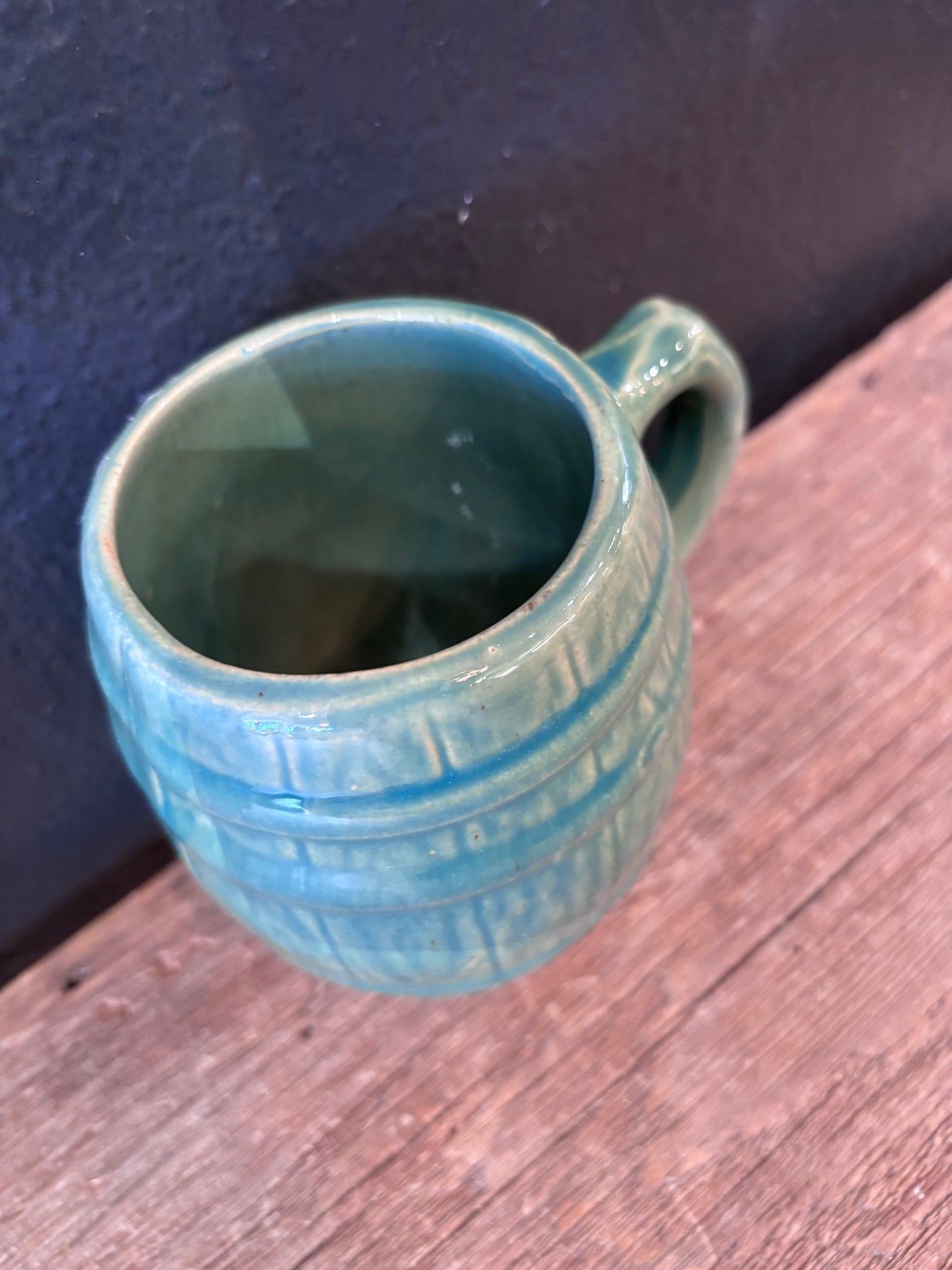 McCoy Stoneware Barrel Mug