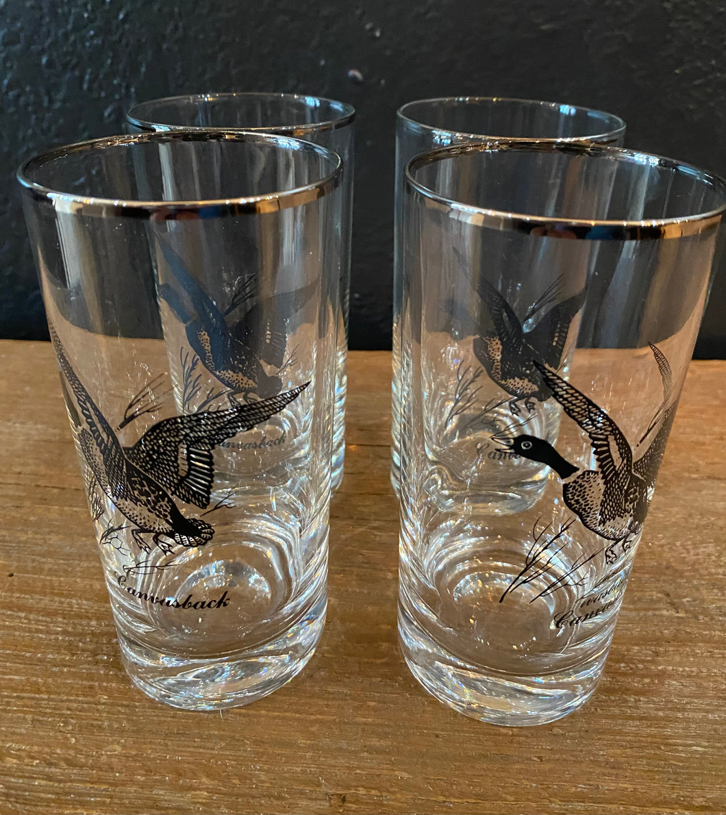 Waterfowl Glasses | Set Of Four Canvasback