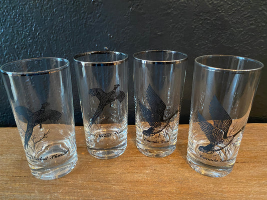 Waterfowl Highball Glasses | Set Of Four