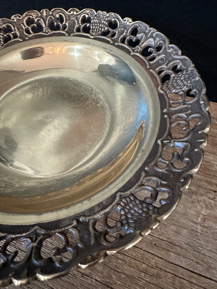 Vintage Brass Compote Dish