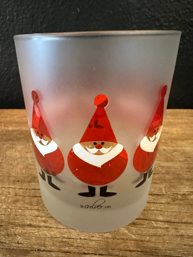 Vintage Culver Fat Santa Glasses | Set Of Four