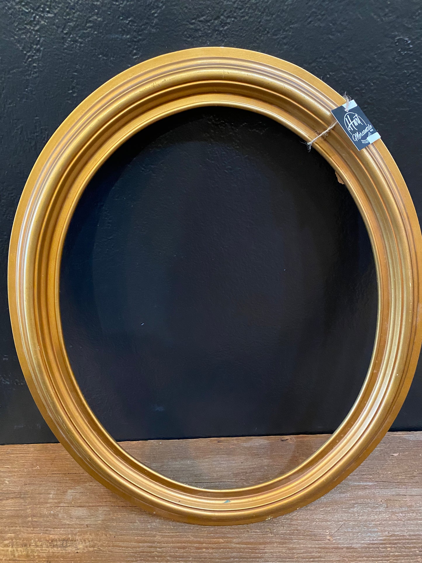 Oval Gold Frame