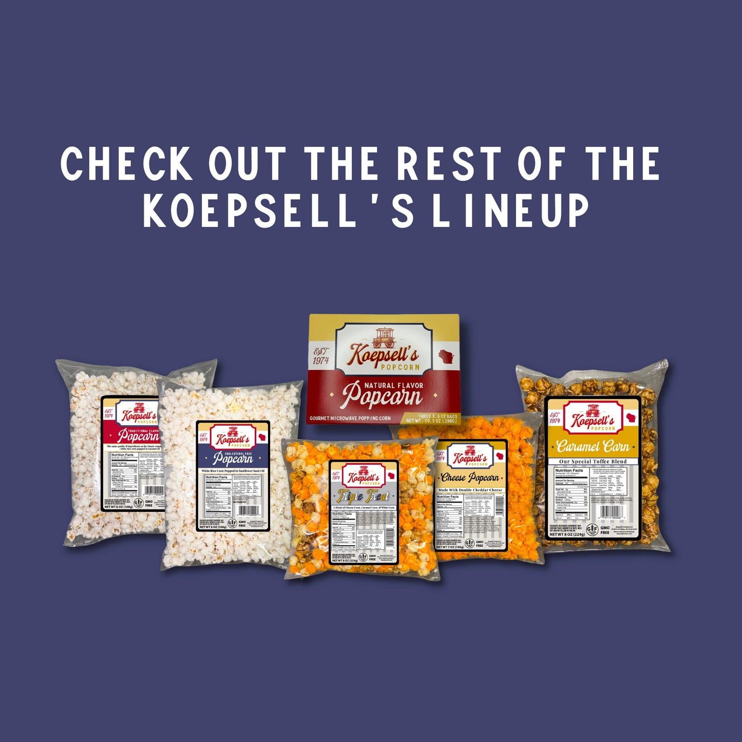 Koepsell's Butter Flavor Microwave Popcorn