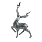 Silver Reindeer Ornament