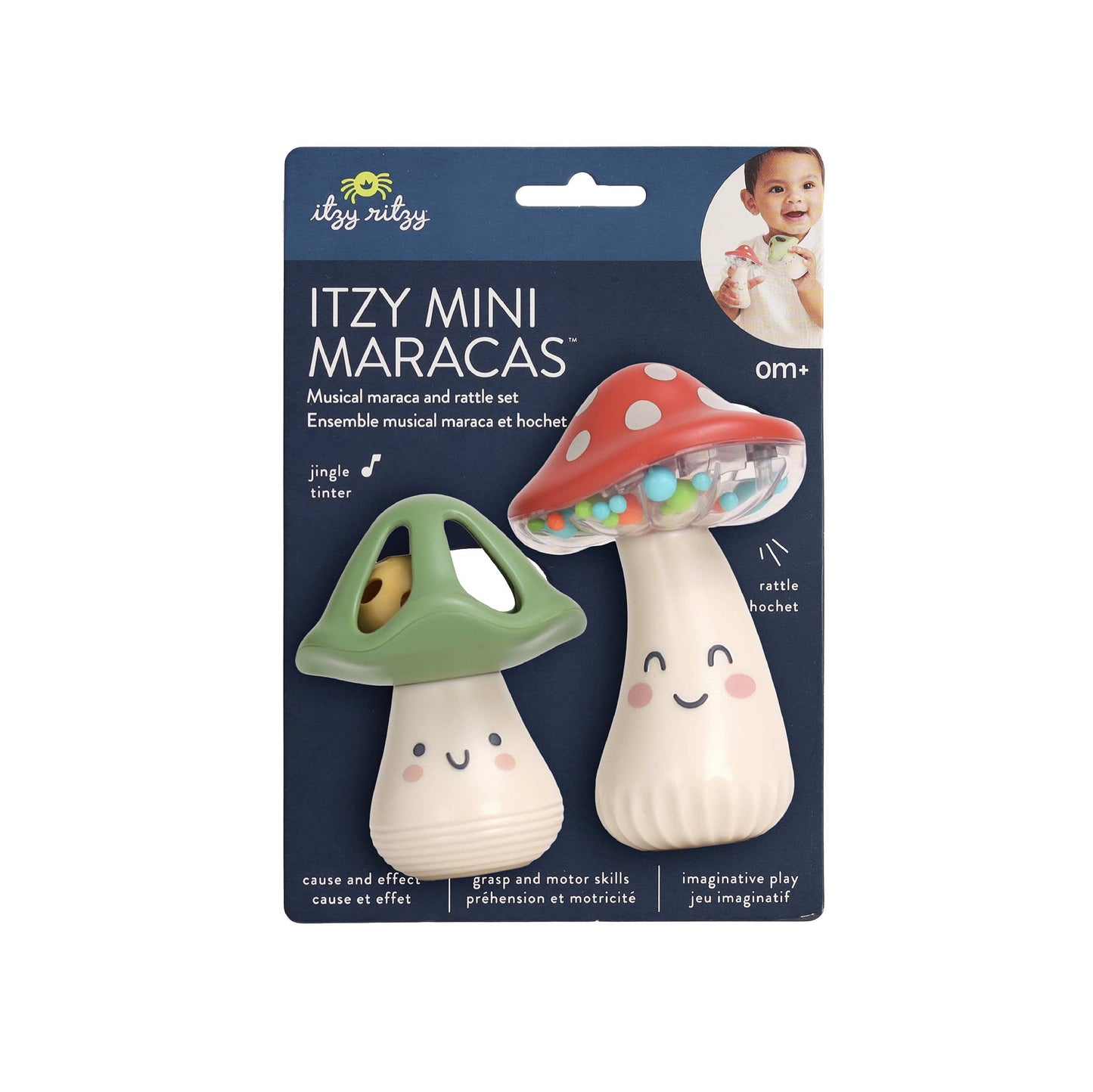 Mini Mushroom Maracas